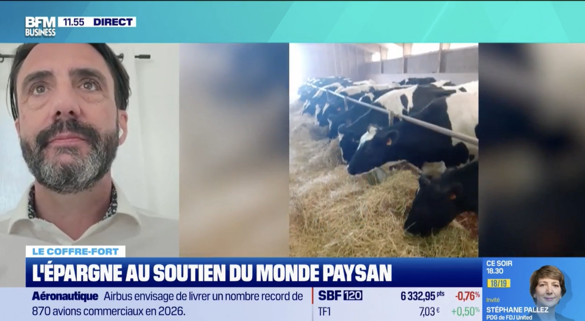 BFM Business - L'épargne au soutien du monde paysan