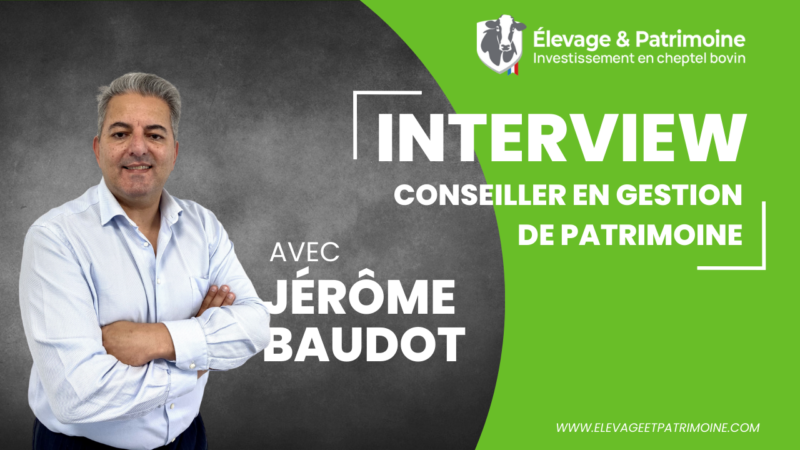 Les 3 avantages d’investir dans une vache - Par Jérôme Baudot Conseiller en Gestion de Patrimoine